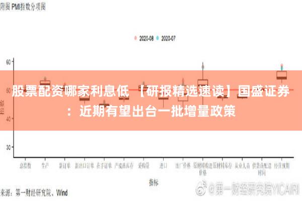 股票配资哪家利息低 【研报精选速读】国盛证券：近期有望出台一批增量政策