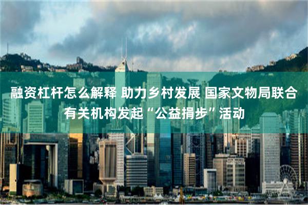 融资杠杆怎么解释 助力乡村发展 国家文物局联合有关机构发起“公益捐步”活动